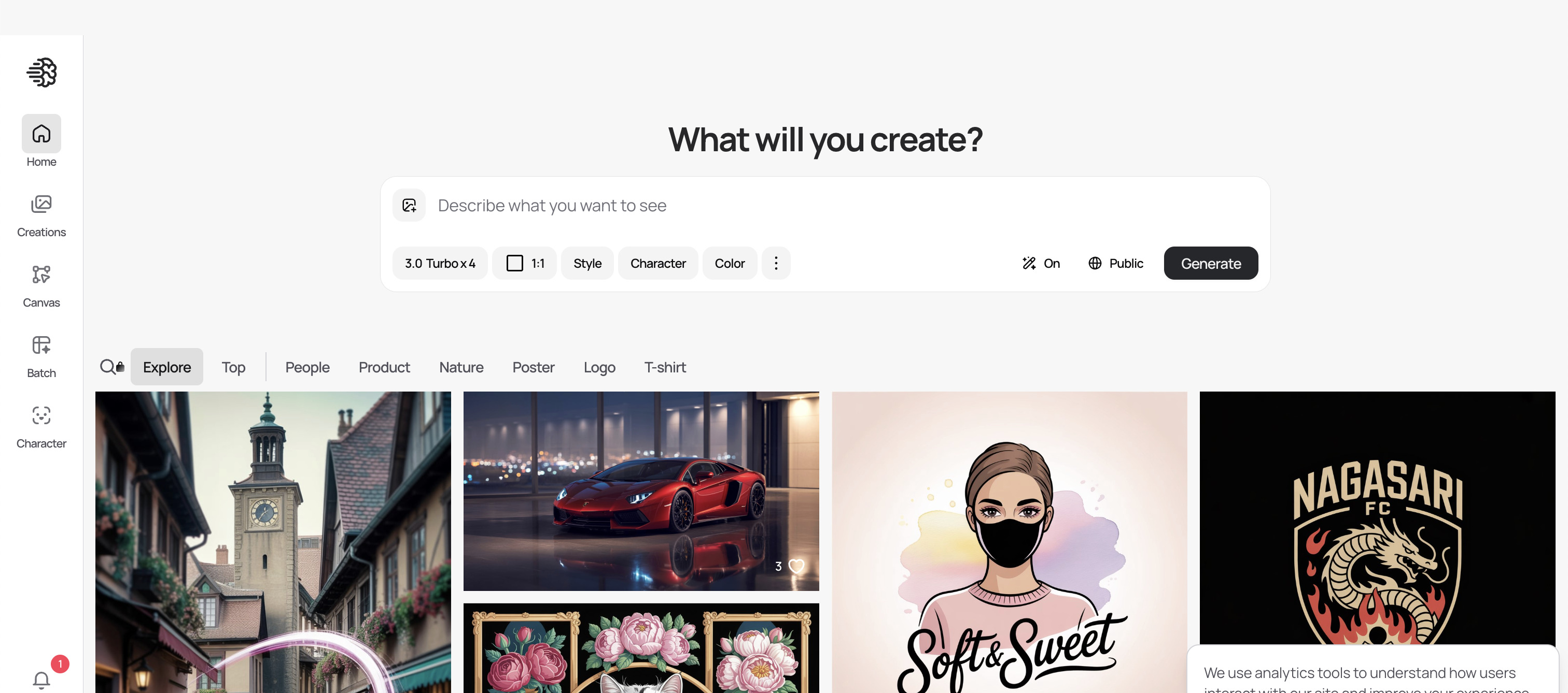 AI image generation business